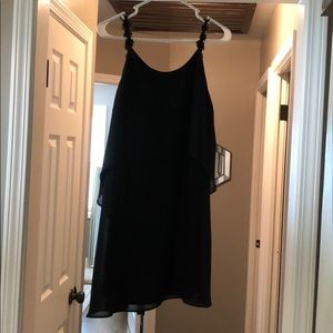 Black dress with tags